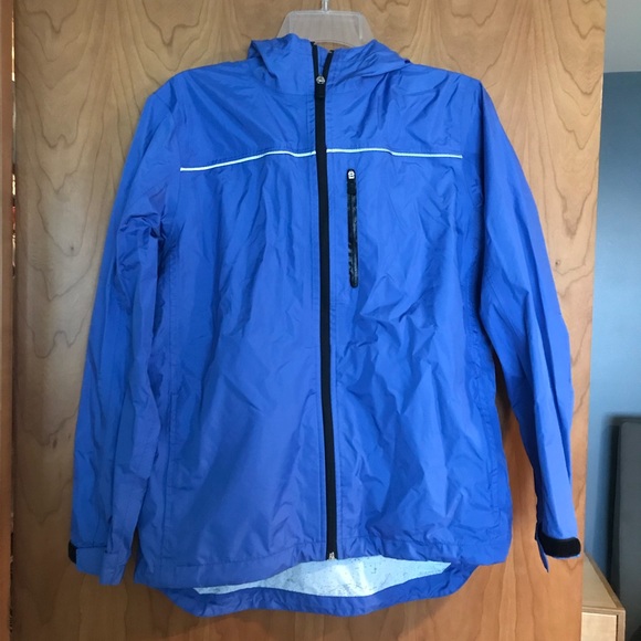Blue Lands End Rain Coat - Picture 1 of 3